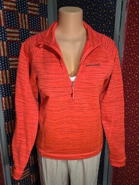 Avalanche Women's Bright Orange/Pink Quarter-Zip Pullover Jacket